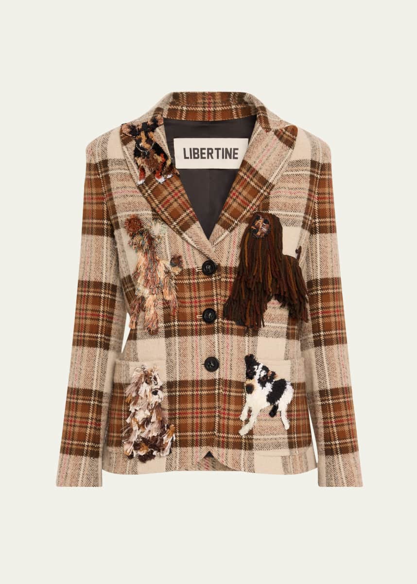 Libertine Westminister Embroidered Single-Breasted Jacket
