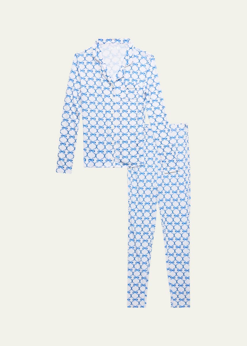 KatieJ NYC Girl's Tween Maia Printed Pajama Set, Size S-XL