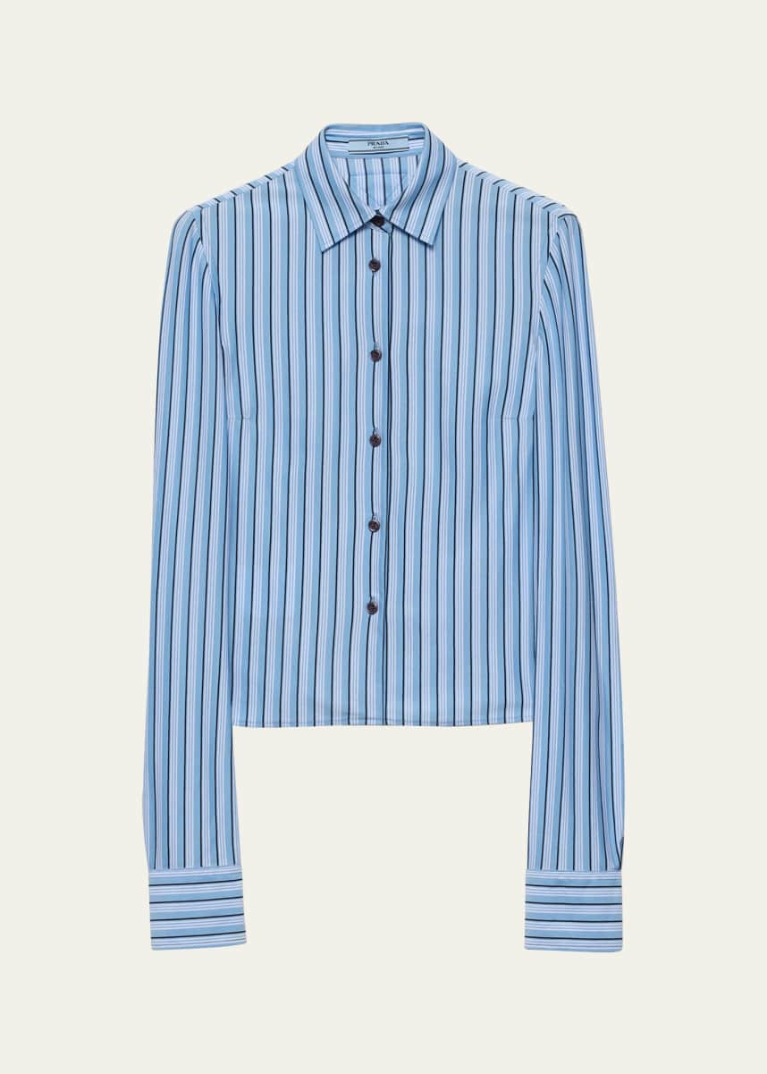 Prada Straight Button Down Top