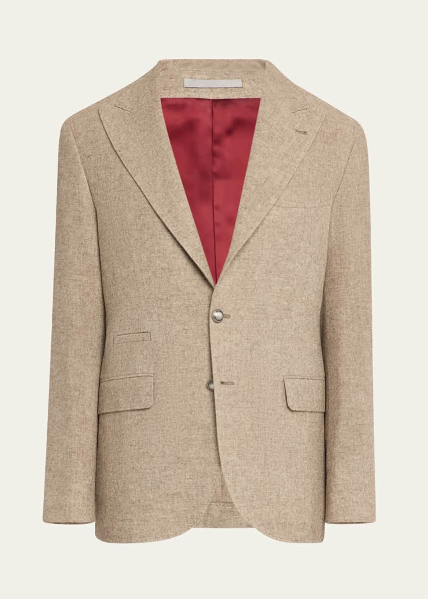 Brunello Cucinelli Men's Yak Wool Single-Breasted Sport Coat