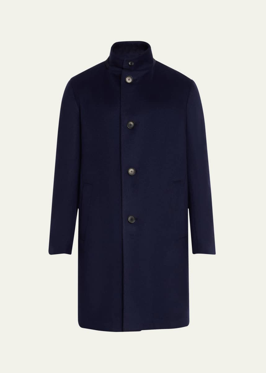 ZEGNA Men's Oasi Cashmere Overcoat