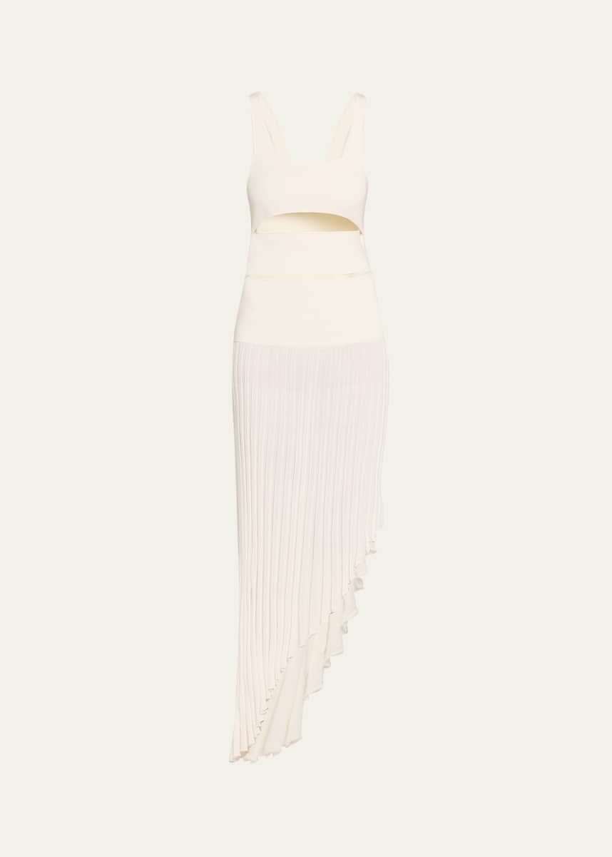 Christopher Esber Slash Asymmetric Midi Tank Dress
