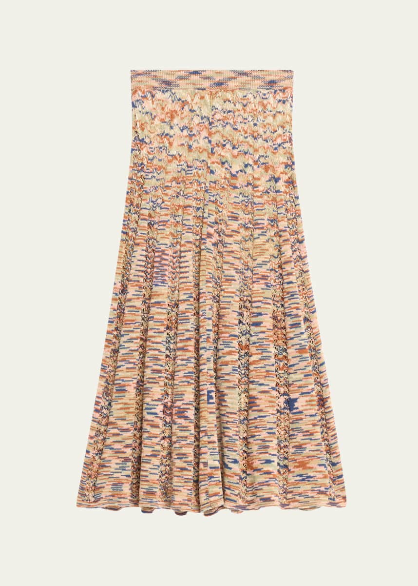 Zimmermann Wylie Flared Knit Skirt