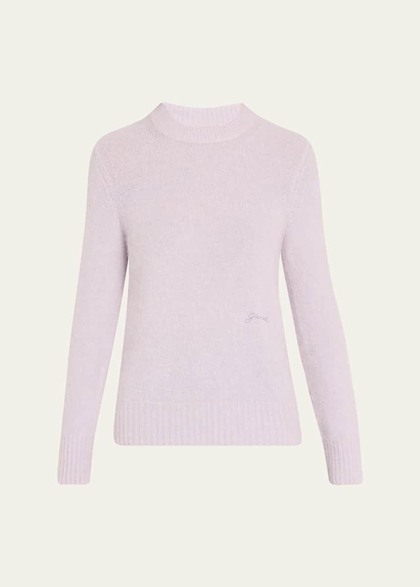 Ganni Brushed Alpaca Sweater