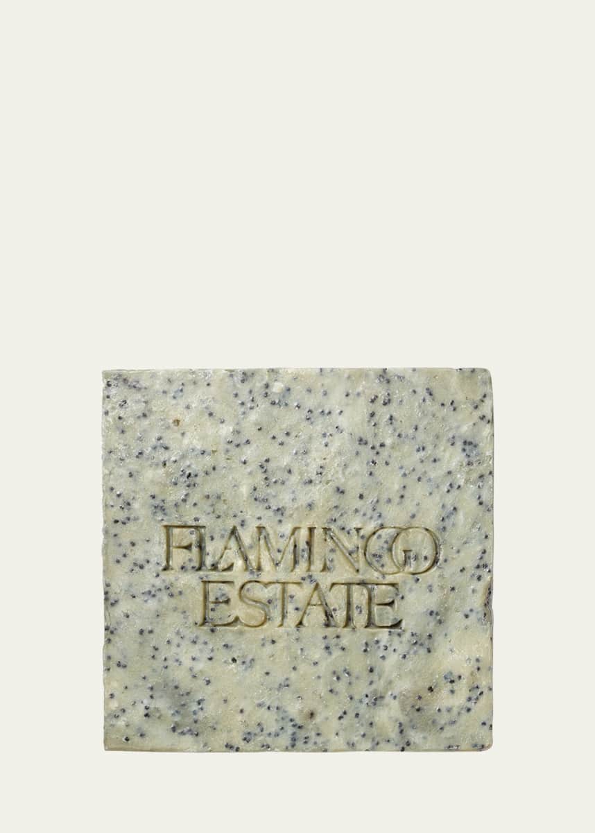 Flamingo Estate Exfoliating Peppermint Soap Brick, 12 oz.