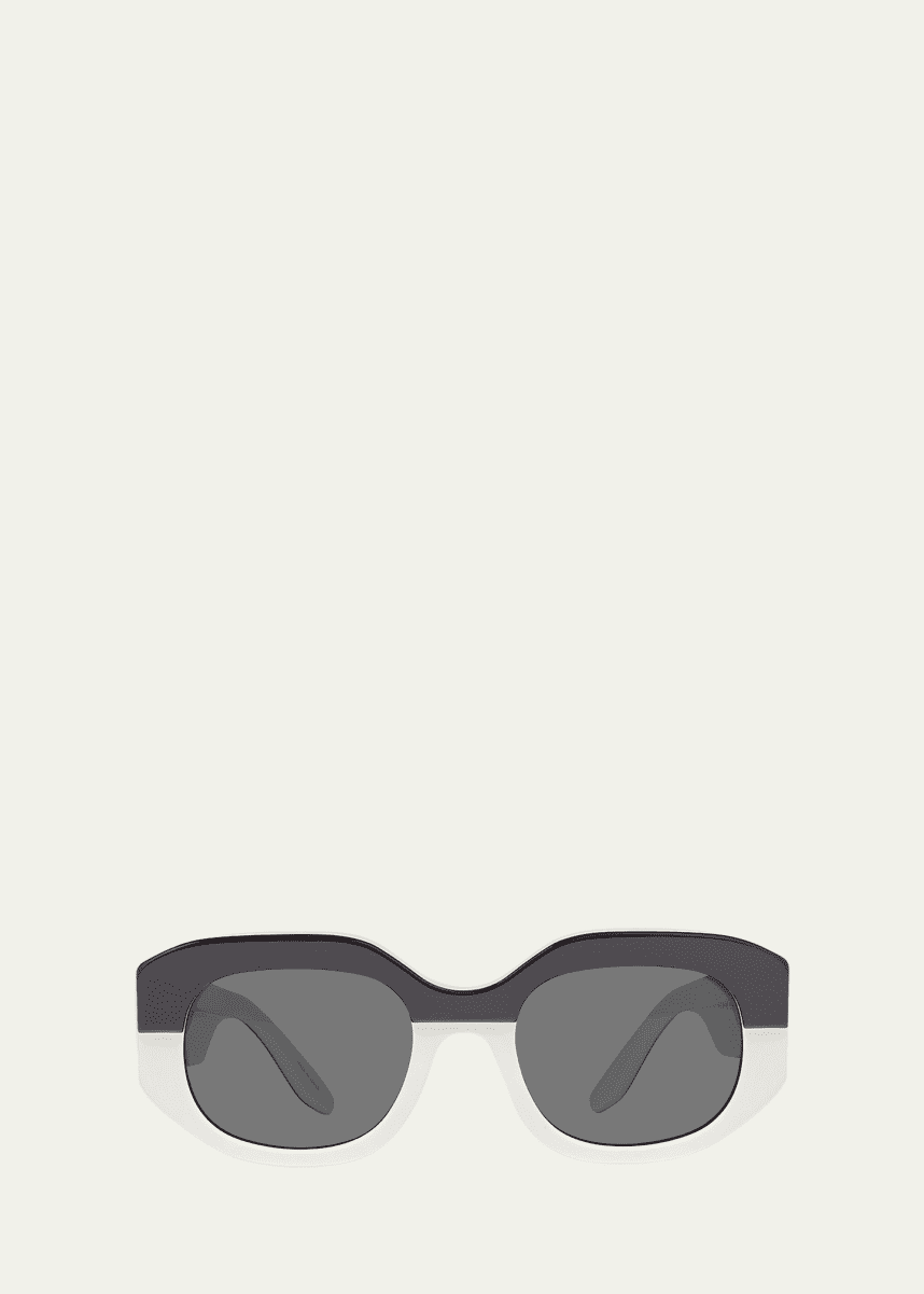 Barton Perreira Sueno Acetate Rectangle Sunglasses