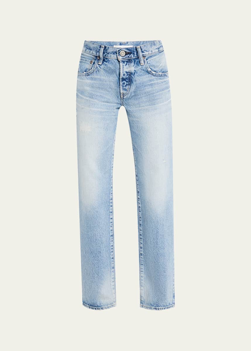 MOUSSY VINTAGE Aurantia Straight Low-Rise Jeans
