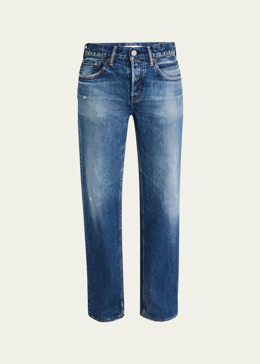 MOUSSY VINTAGE Ridgefield Straight Low-Rise Jeans