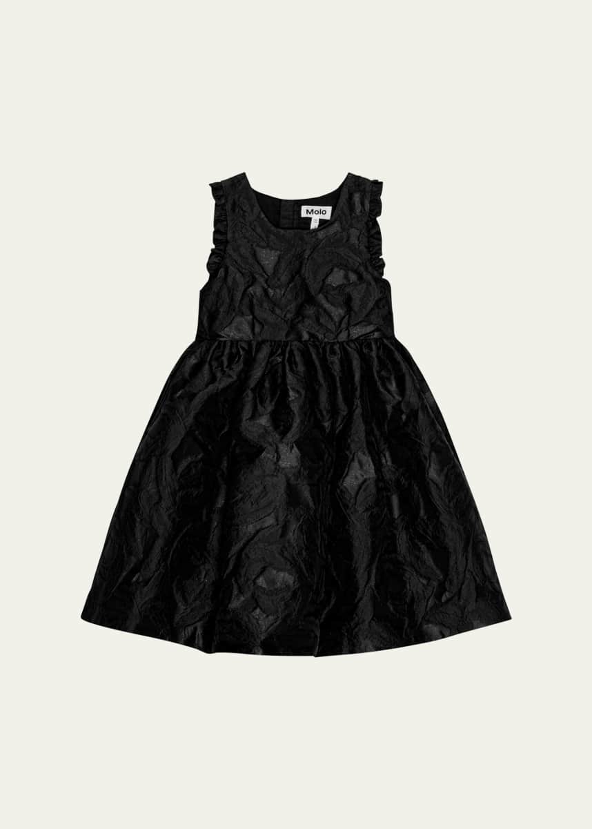 Molo Girl's Cortney Textured A-Line Dress, Size 3T-6