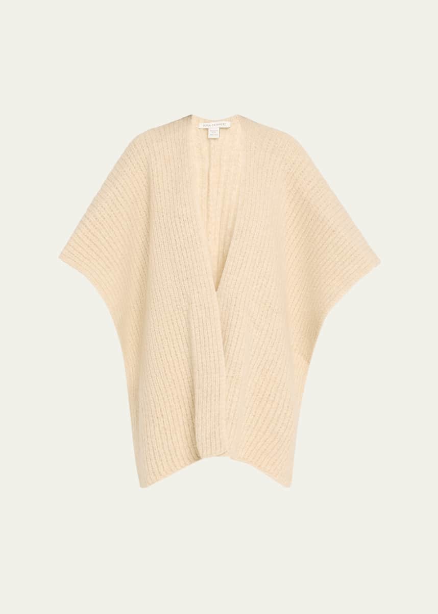 Sofia Cashmere Cashmere Blend Knitted Cape