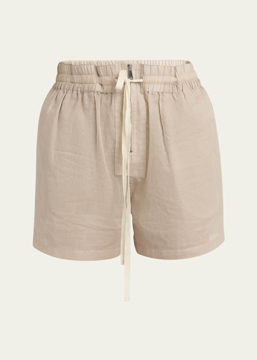Plan C Drawstring Cotton Short Trousers
