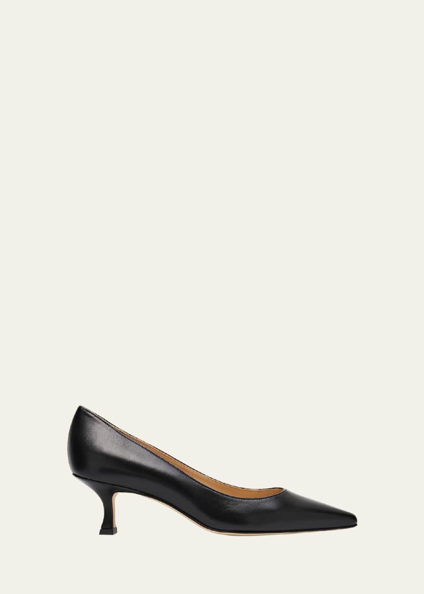 princo✩MANOLO BLAHNIK CAMPARINEW | Black Patent Leather Pointed Toe Pumps | Manolo