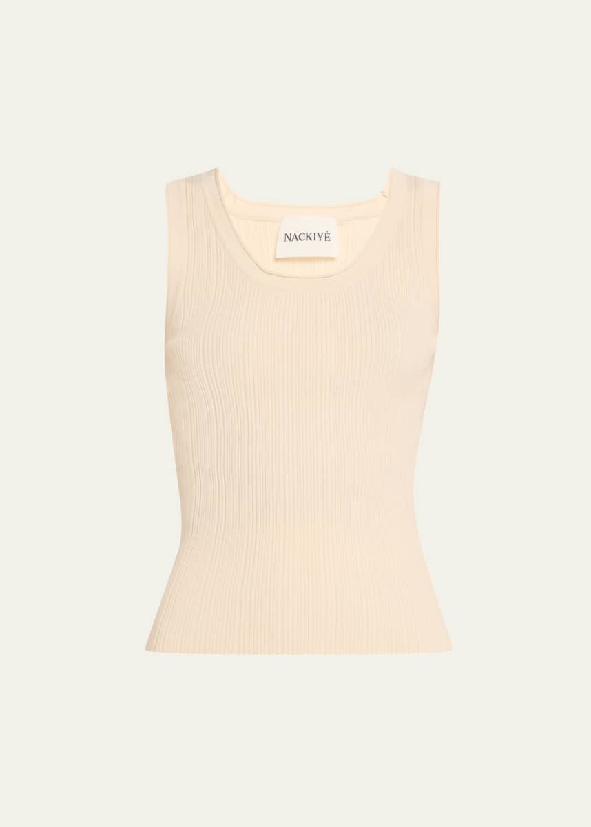 NACKIYE Fine Ribbed Tank Top