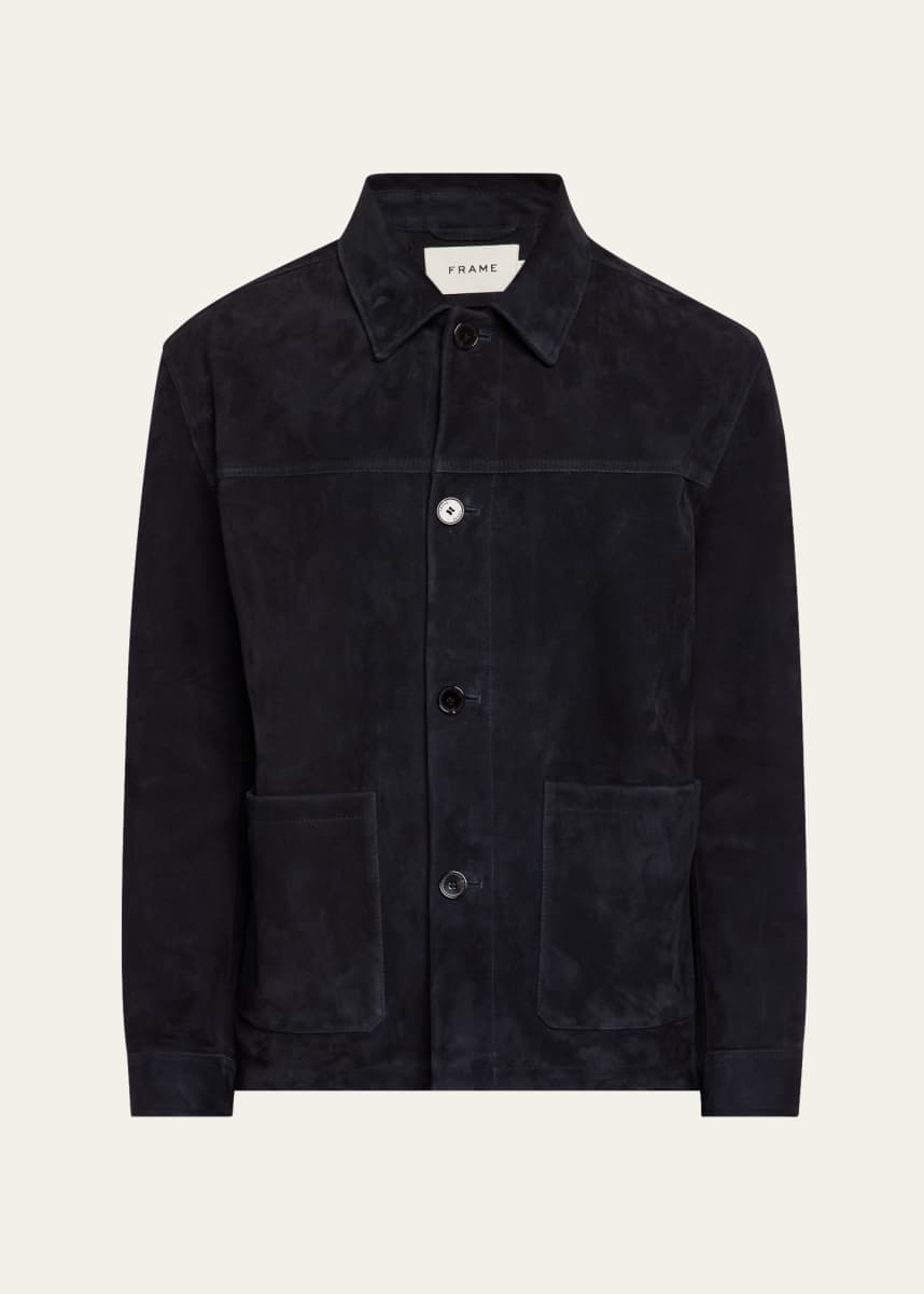 FRAME Men's Suede Chore Coat