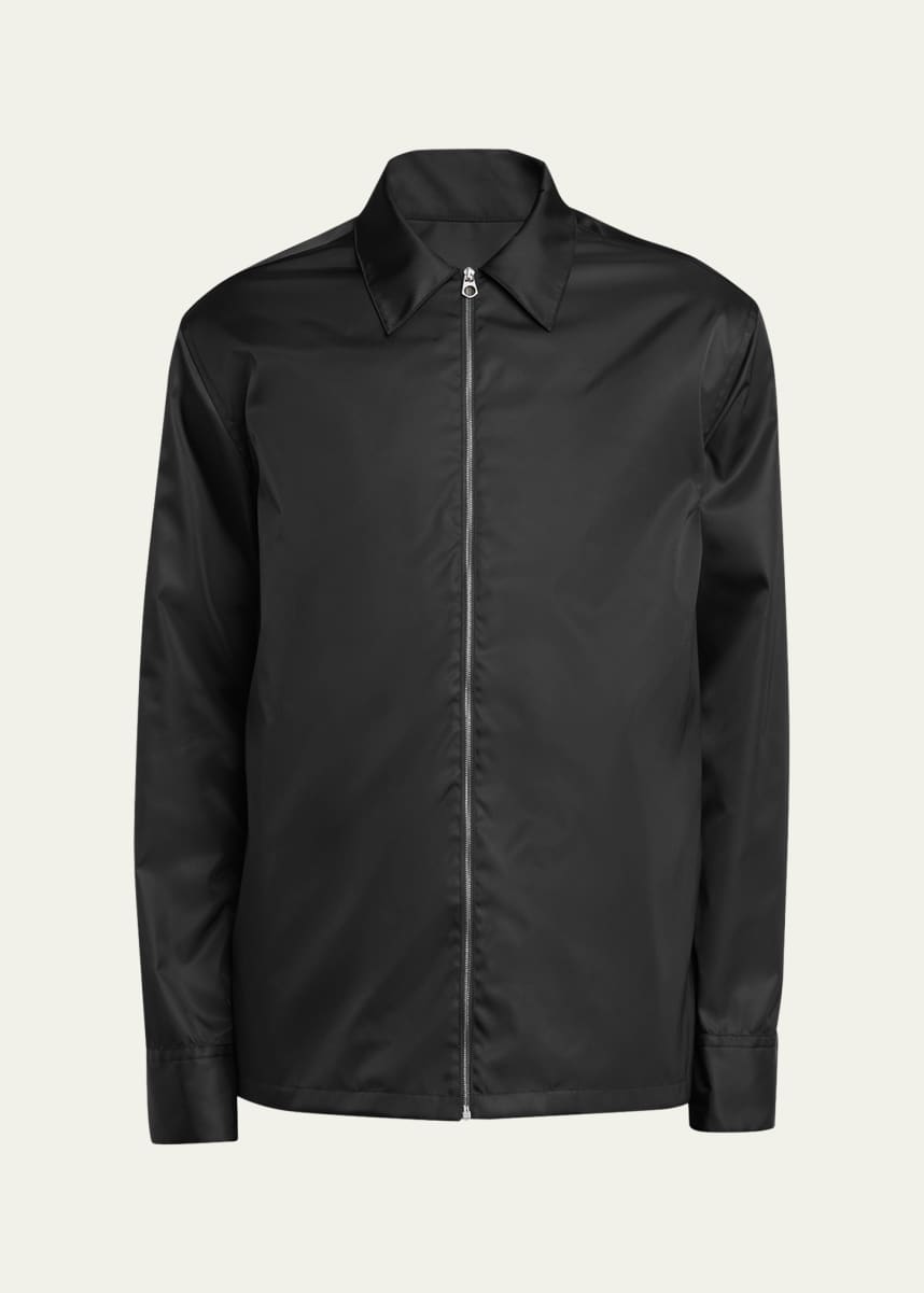 Jil Sander Men's Boxy Nylon Zip Jacket