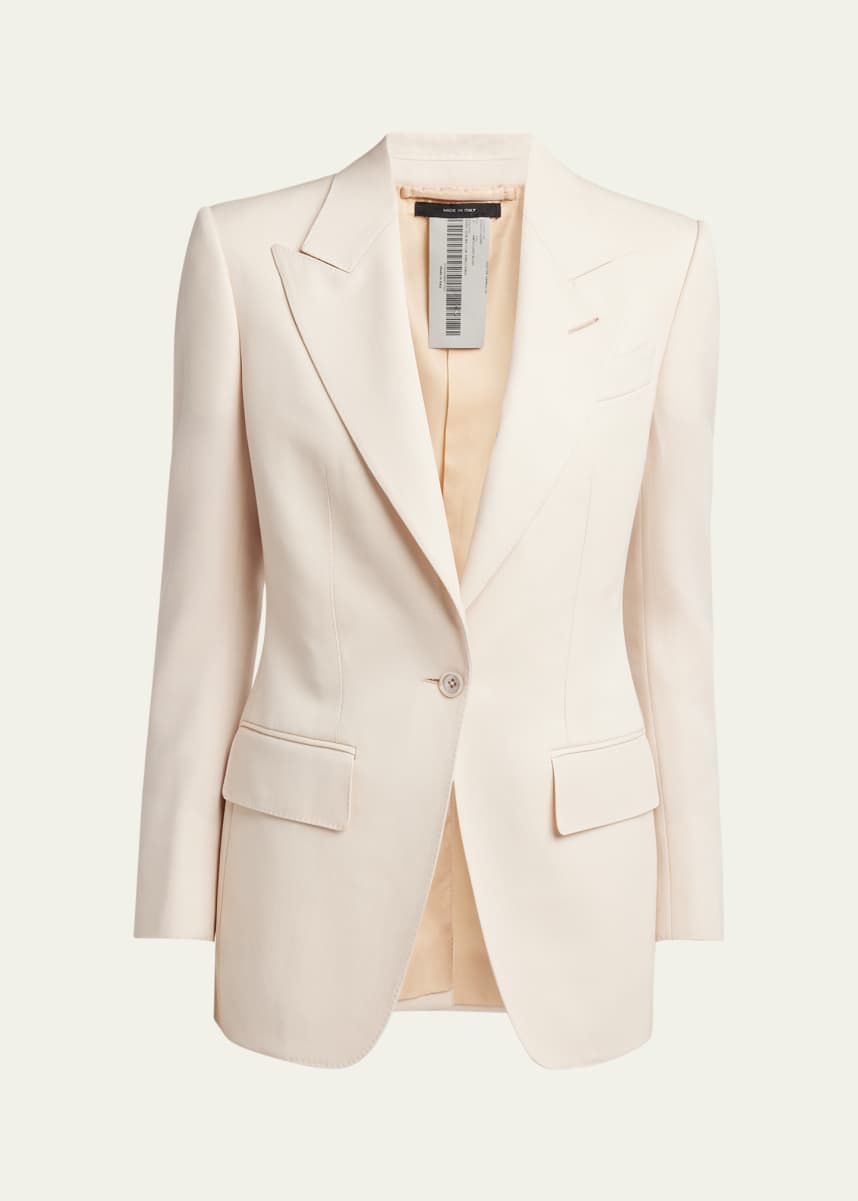 TOM FORD Single-Breasted Wool-Blend Blazer Jacket