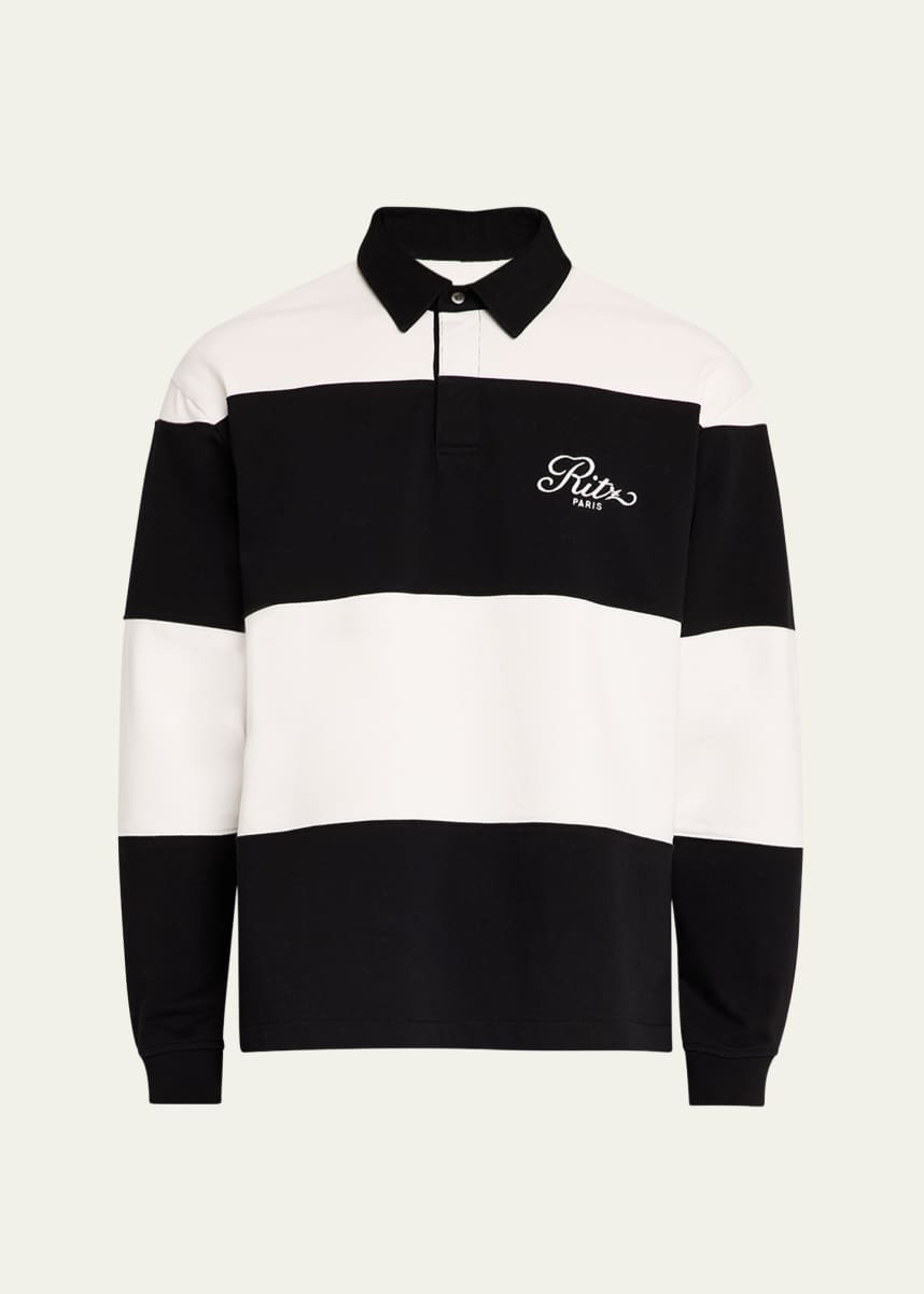 FRAME x Ritz Paris x Ritz Paris Men's Colorblock Rugby Shirt