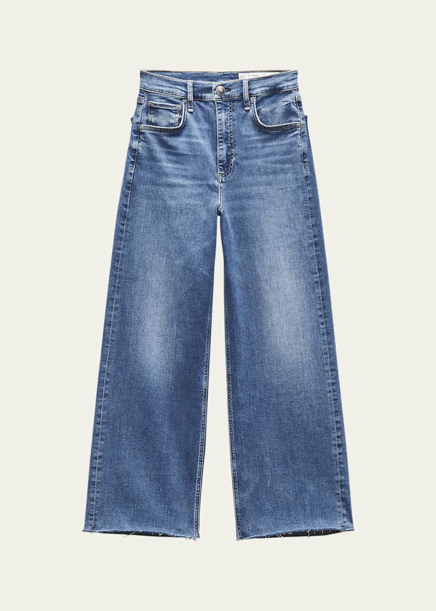 Rag & Bone Epic Andi High-Rise Wide Ankle Jeans