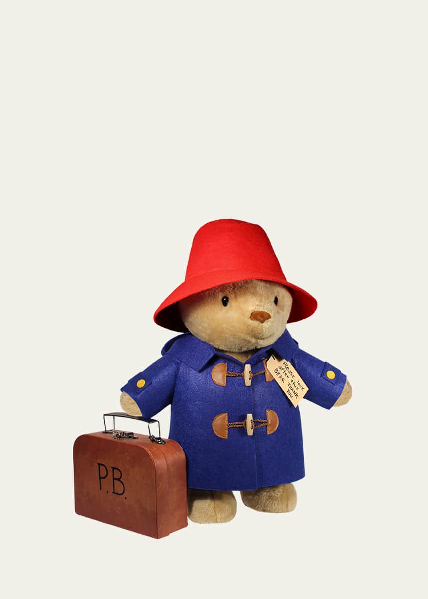 YOTTOY Classic Paddington Bear Soft Toy W/ Suitcase