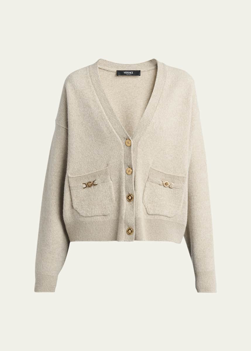 Versace Boxy Cashmere Cardigan