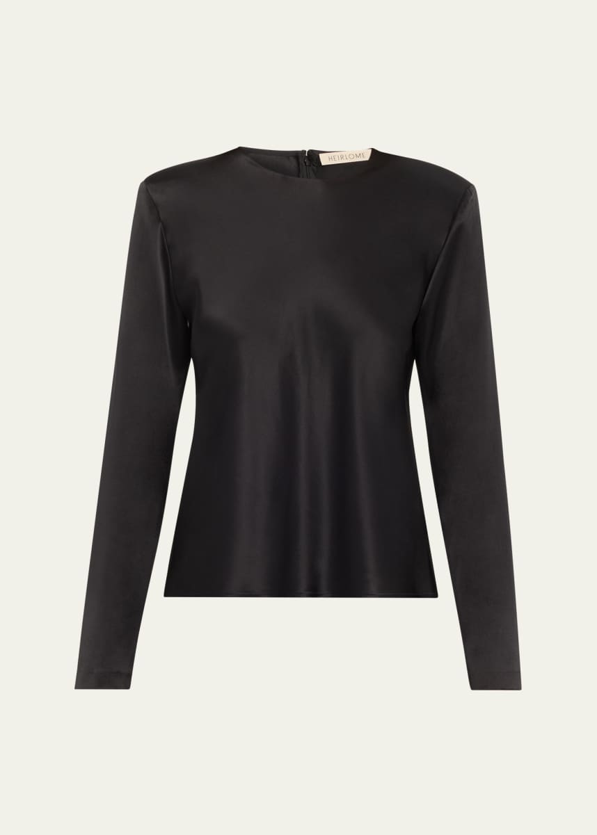 Heirlome Ruth Crewneck Silk Top