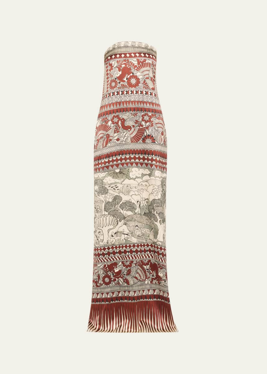 Heirlome Rodrigo Strapless Column Maxi Dress