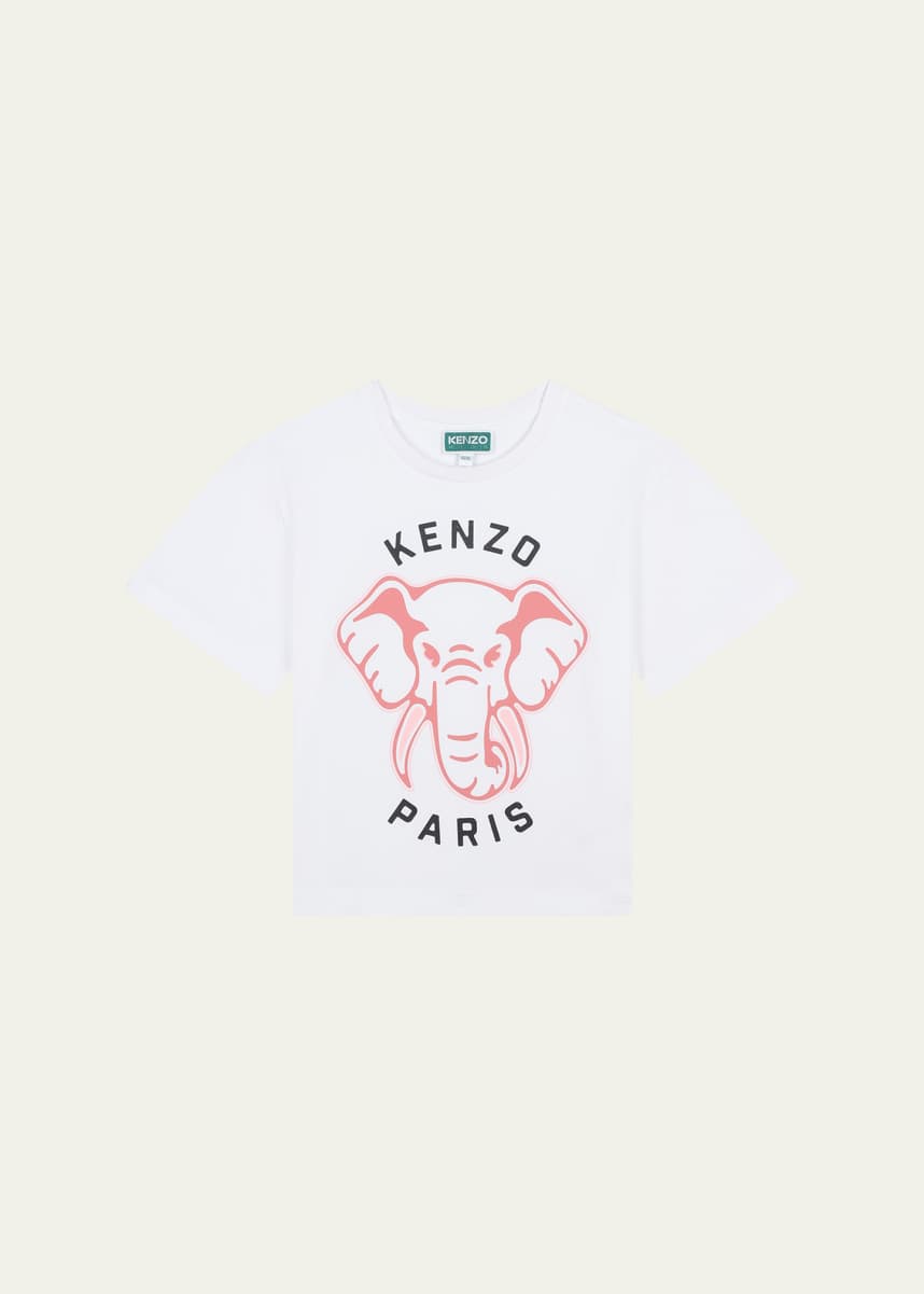 Kenzo Girl's Logo-Print Graphic T-Shirt, Size 2-5
