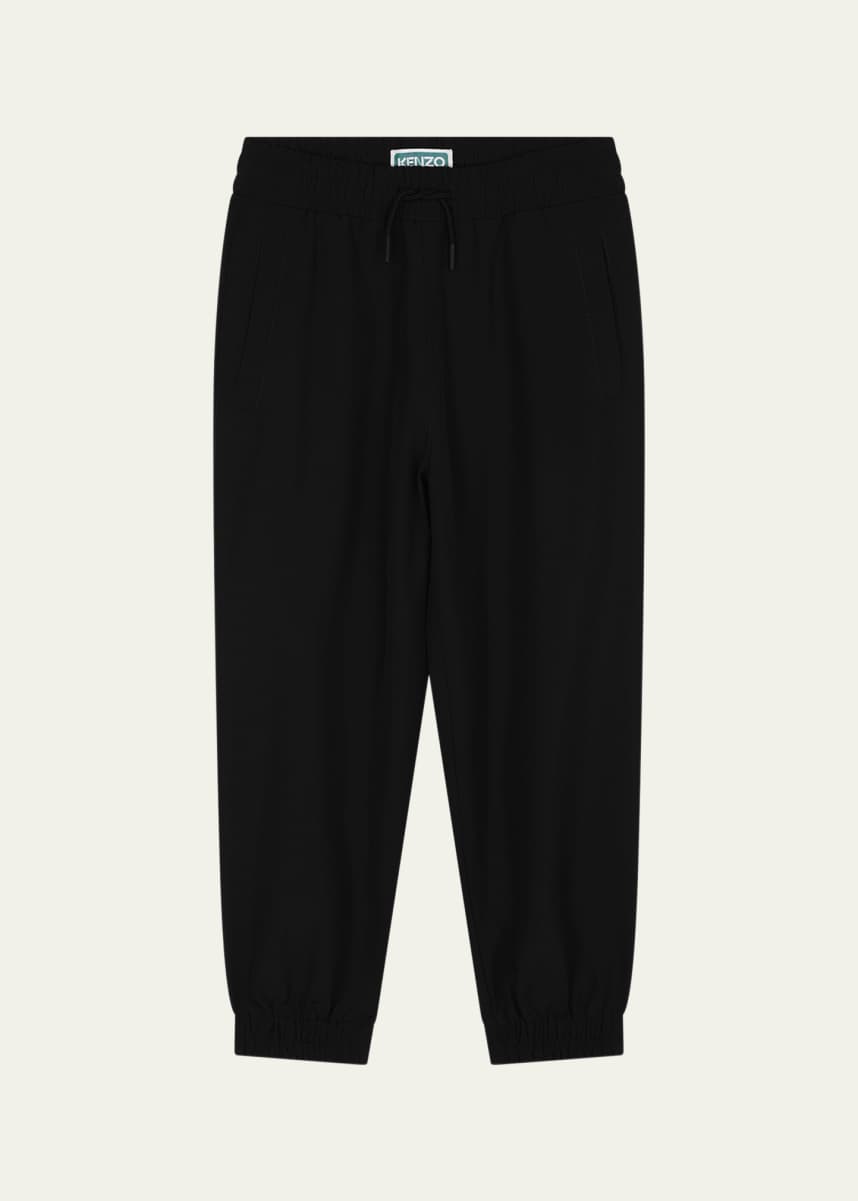 Kenzo Kid's Logo Drawstring Sweatpants, Size 2-5