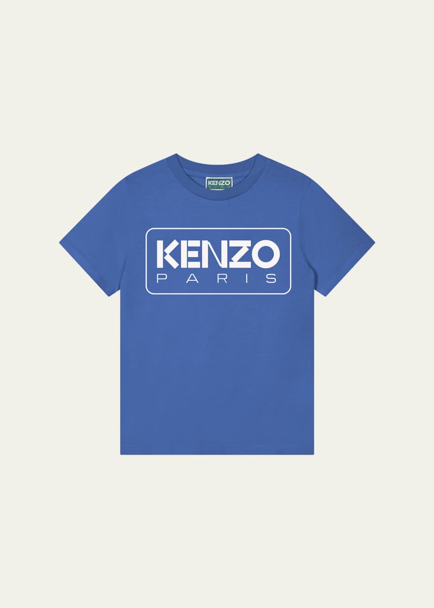 Kenzo Boy's Classic Logo-Print T-Shirt, Size 6