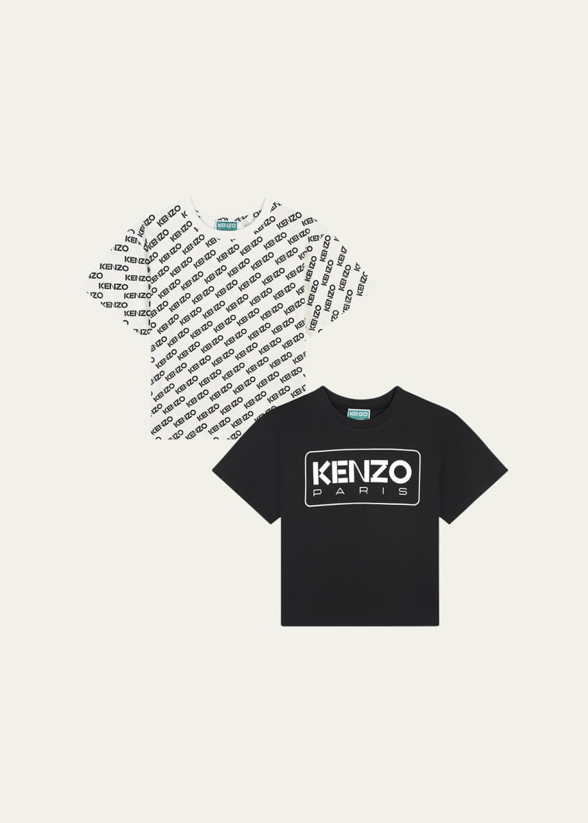 Kenzo Boy's Two-Pack Of T-Shirts, Size 2-5