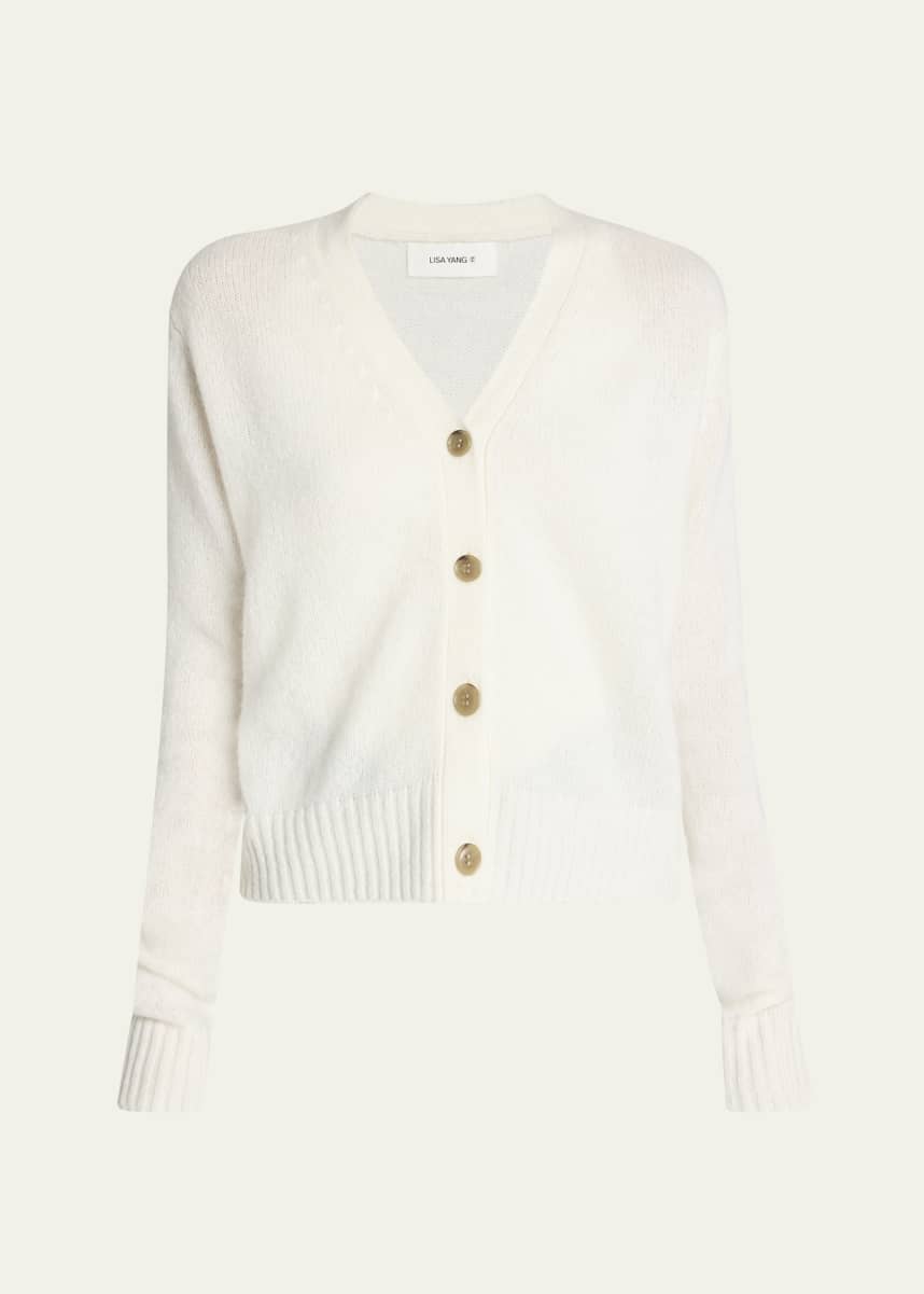 Lisa Yang Marionette Cashmere-Silk Cardigan