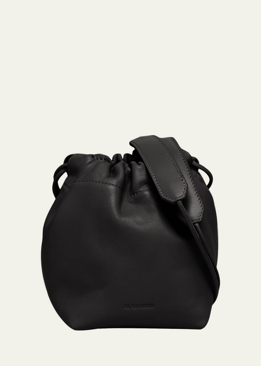 Jil Sander Dumpling Small Leather Crossbody Bag