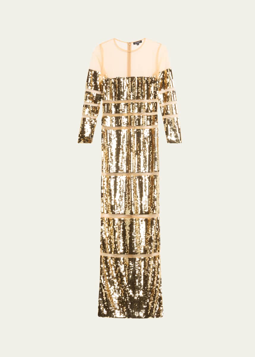 Retrofete Desi Sequined Panel Dress