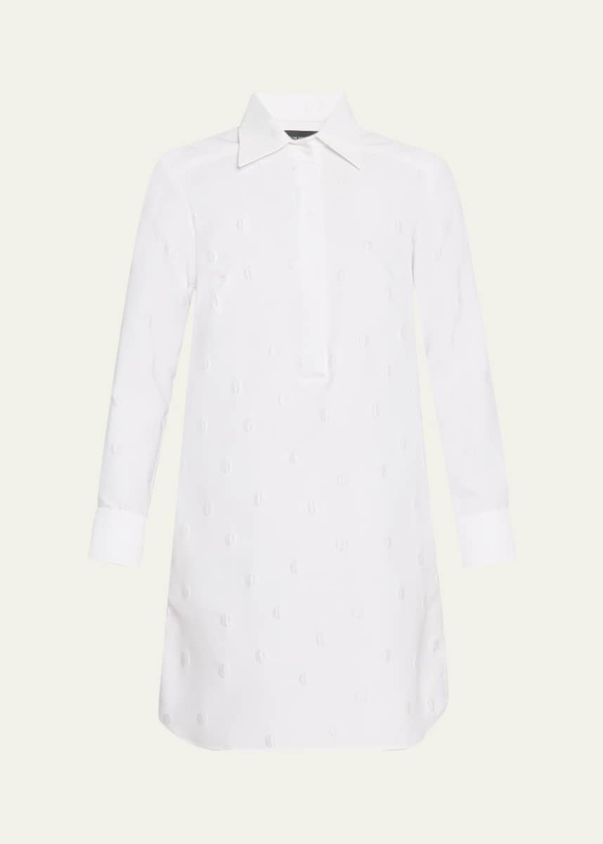 Brandon Maxwell The Lola Polo Tunic Shirt Dress