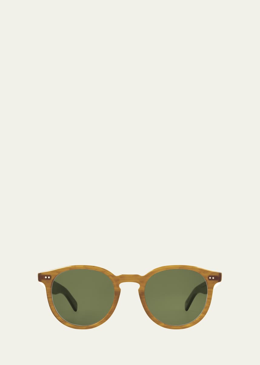 Garrett Leight Men's Morningside X Round Sunglasses