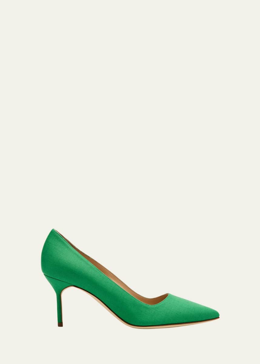 Manolo Blahnik BB 70mm Classic Fabric Pumps