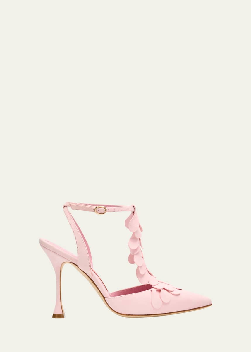 Manolo Blahnik Marwam Suede Pumps