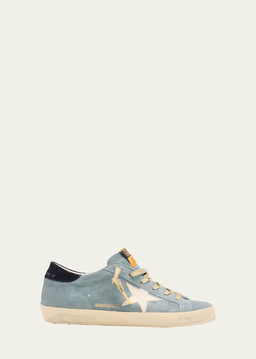 Golden Goose Super-Star Low-Top Suede Sneakers