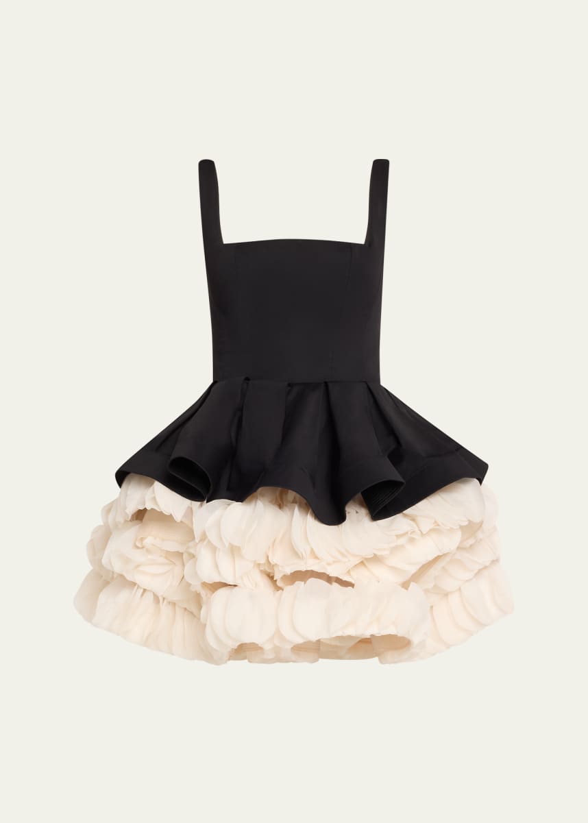 Bronx and Banco Catalina Ruffle Fit-&-Flare Mini Dress