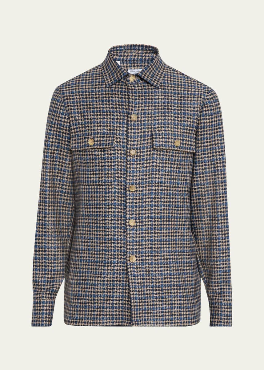 Cesare Attolini Men's Plaid Cashmere Jacket