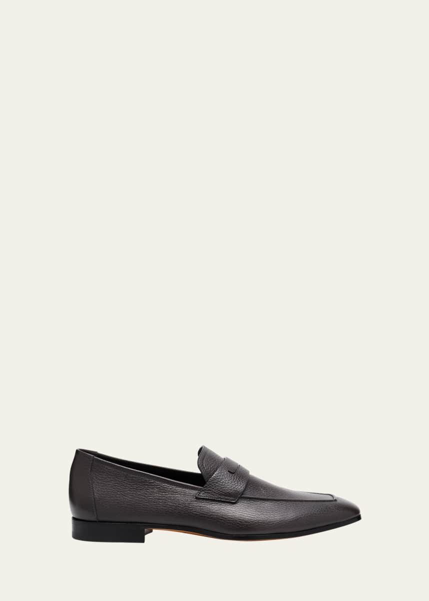 Berluti Men's Lorenzo Goat Leather Loafers