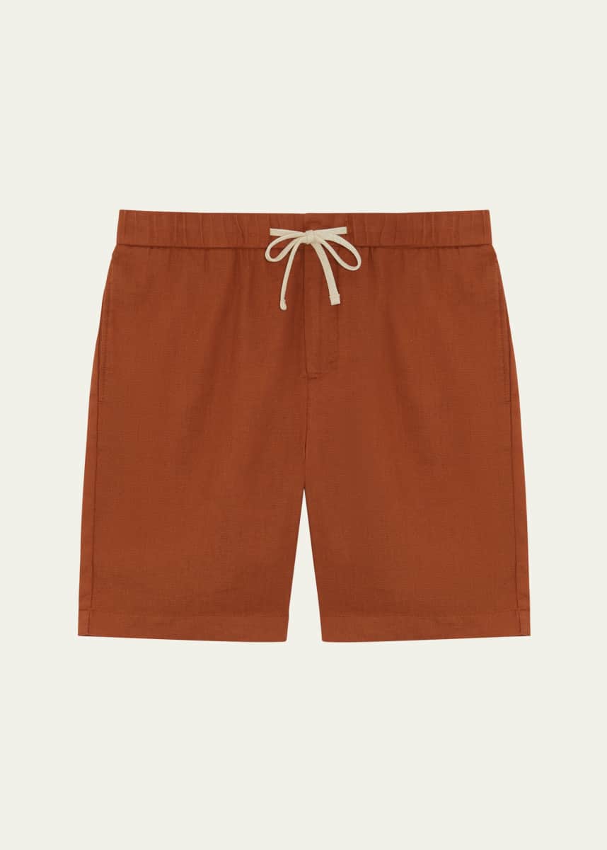 Frescobol Carioca Men's Felipe Linen-Cotton Shorts