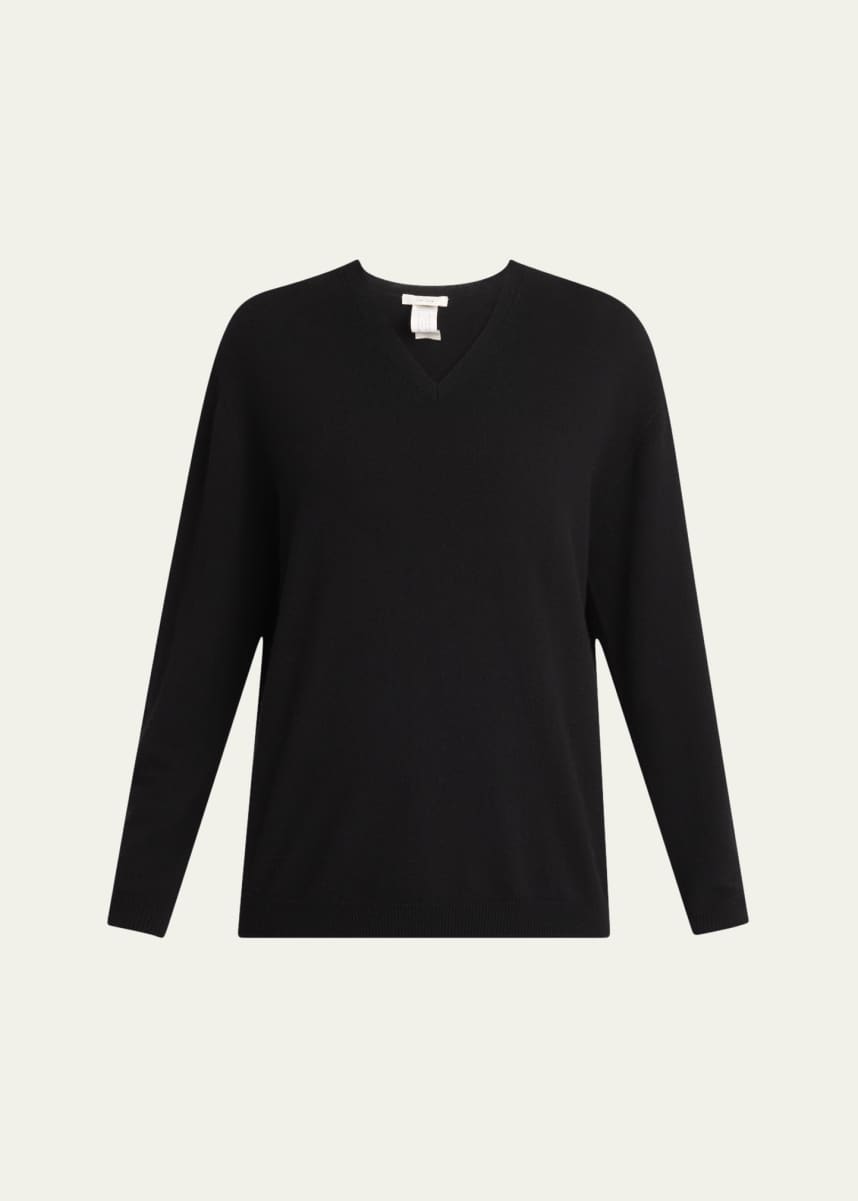 THE ROW Isaora V-Neck Cashmere Sweater
