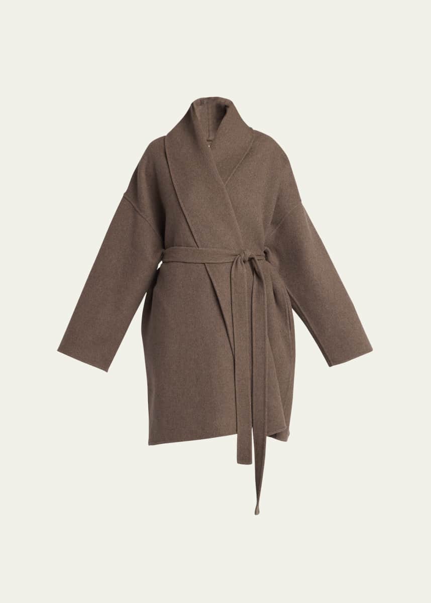 THE ROW Timor Self-Tie Cashmere Coat