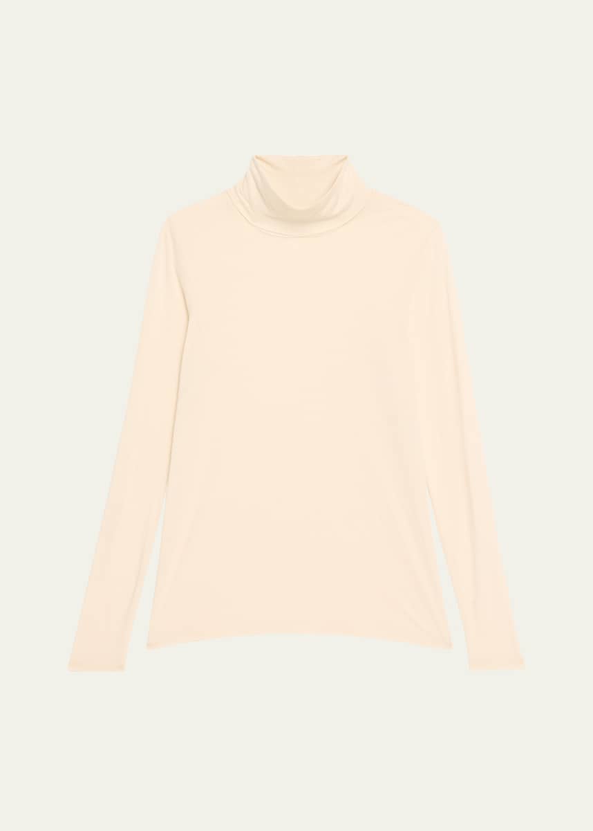 AMO Denim Pixie Turtleneck Tee