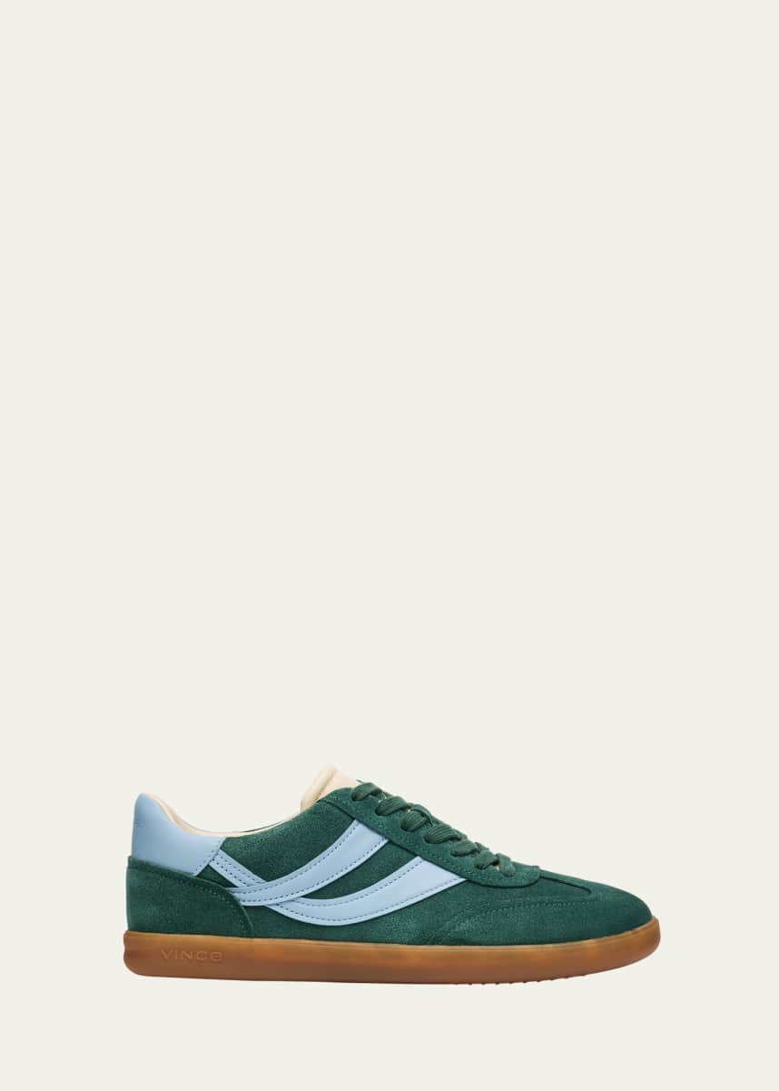 Vince Oasis Bicolor Leather Retro Sneakers
