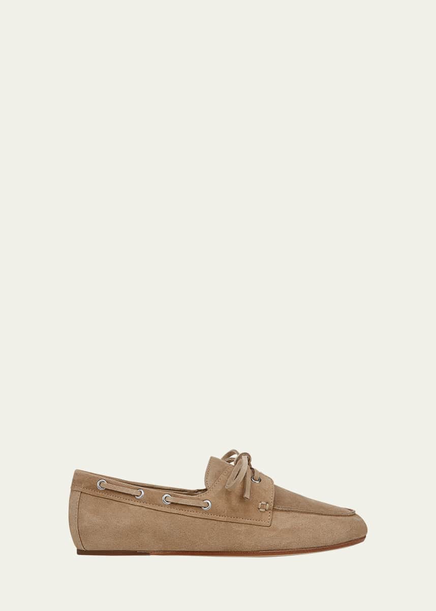 Vince Marin Suede Boat Loafers