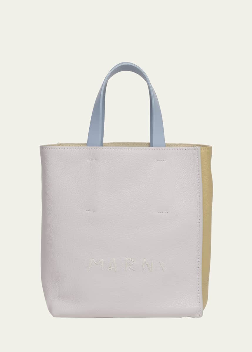 Marni Museo Large Colorblock Leather Crossbody Bag