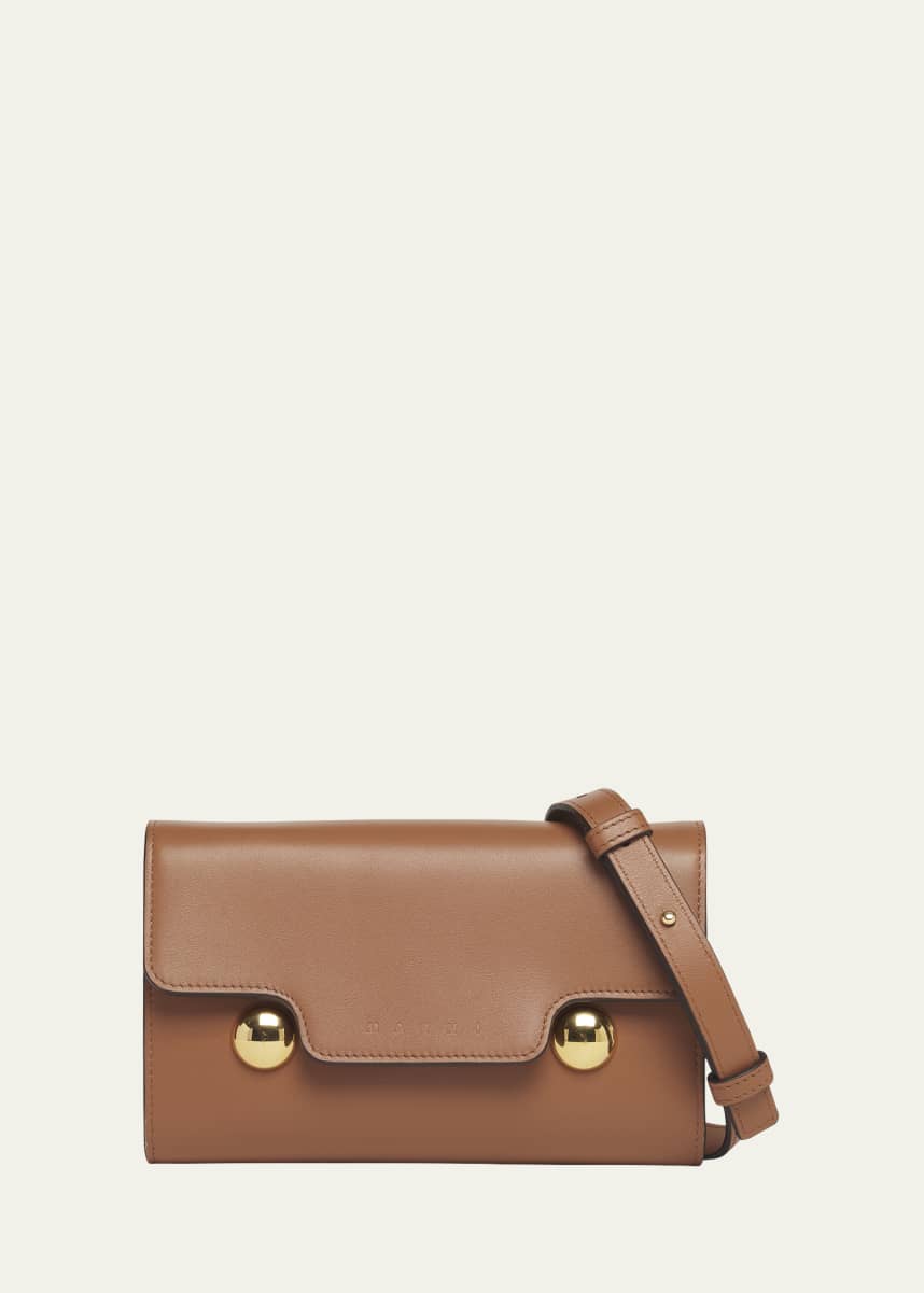 Marni Trunkaroo Flap Pochette Crossbody Bag