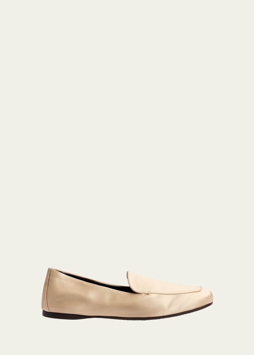 Khaite Monroe Satin Loafers
